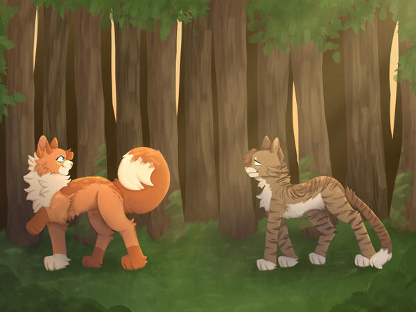 Squirrelflight and Leafpool
